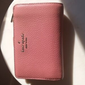 NEW Kate Spade Leather pink wallet